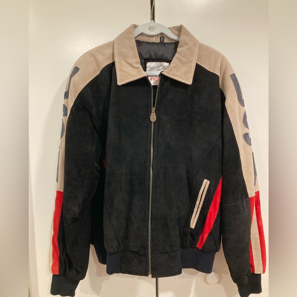 Michael Hoban WHEREMI USA leather coat.